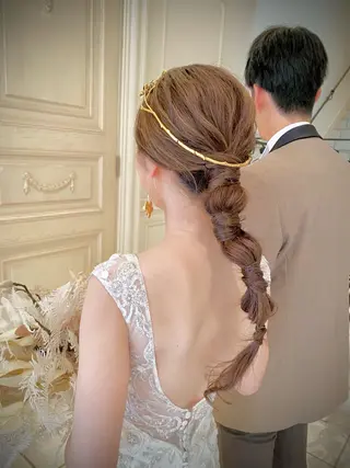 ロング ヘアアレンジ 鈴木 沙羅のマツエク・マツパデザイン