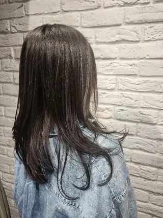 セミロング GOOD NEIGHBORS 水戸赤塚所属・植田 沙織のヘアスタイル