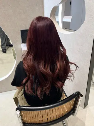 カラー 福島 果音のヘアスタイル