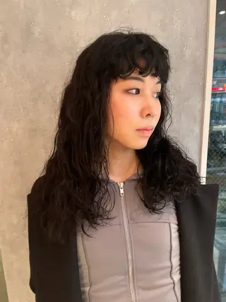 ロング パーマ Riku 西荻窪/メンズカットのヘアスタイル