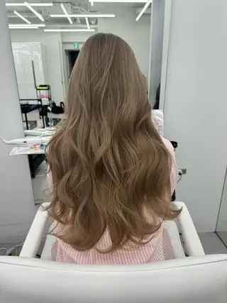 カラー 顔まわりの神様✨ 透明感カラー藤嶋秀幸のヘアスタイル
