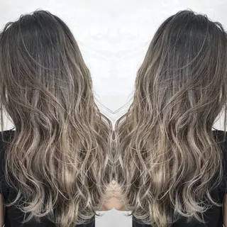 ロング カラー LUSTRE クロサワのヘアスタイル