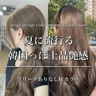 ロング カラー ヘアアレンジ レイヤー×透明感カラ ーHAYATOのヘアスタイル