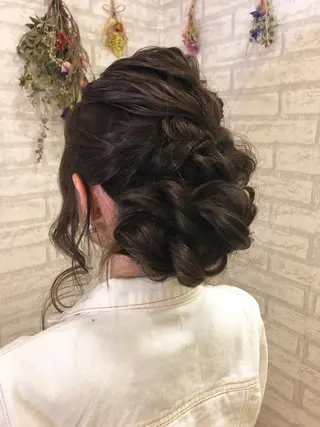 ヘアアレンジ クボキ サヤのヘアスタイル