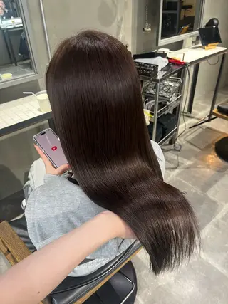 ロング カラー 透明感♥韓国ヘア HINAのヘアスタイル
