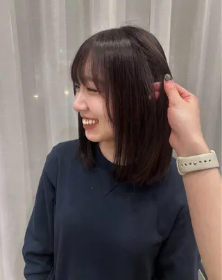 ミディアム moe/名古屋美容室 /モデル募集のヘアスタイル