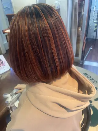 ショート カラー 福見 美保のヘアスタイル