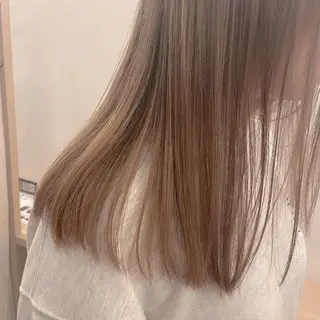 ミディアム 落合 美穂のヘアスタイル