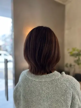 ミディアム ・ nanokaのヘアスタイル