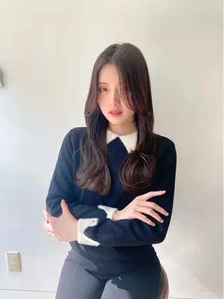 ロング 隅野 恭生のヘアスタイル