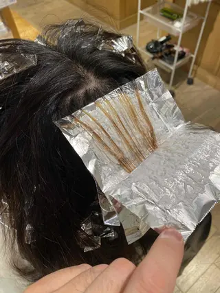 ミディアム カラー 前田 裕介のヘアスタイル