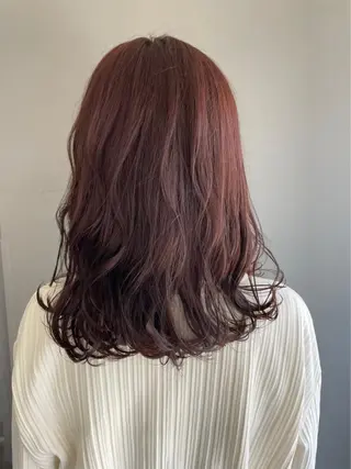 ミディアム カラー exfa sakura🪞のヘアスタイル