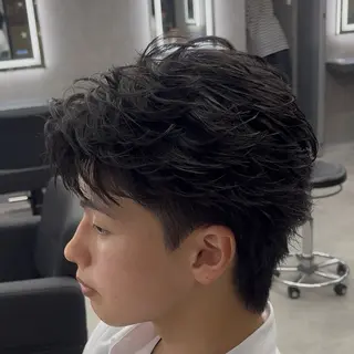 ショート ヘアアレンジ メンズ 【札幌メンズ特化】 🔥RIKU🔥のヘアスタイル