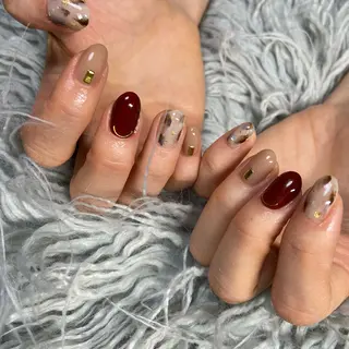 カラー ネイル nail salon LNのネイルデザイン