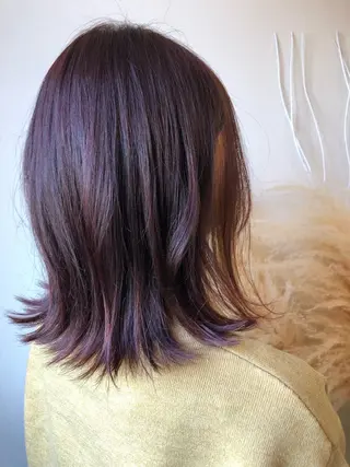 セミロング カラー sugi tomoのヘアスタイル