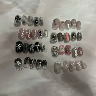 ネイル パラあり！フィルイン 美フォルムのネイルデザイン