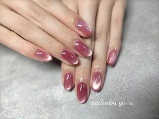 ネイル yu-a  スカルプ ネイルakiのネイルデザイン