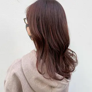 ミディアム カラー 嶋佐 昌大 シマサマオのヘアスタイル
