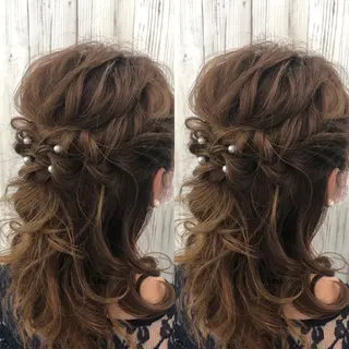 ヘアアレンジ ヘアサロンオスカー 岸和田蛸地蔵店のヘアスタイル