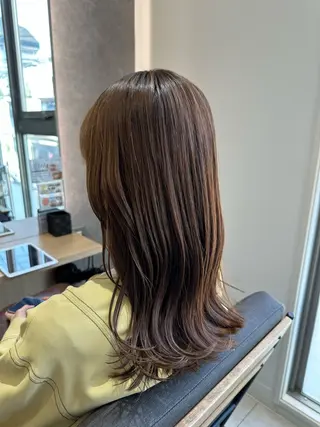 ミディアム カラー 🍜のばた 🍜のヘアスタイル