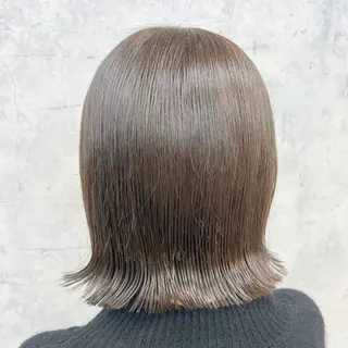 ミディアム カラー JUNSHIN🦋 ヘアセット／カラーのヘアスタイル