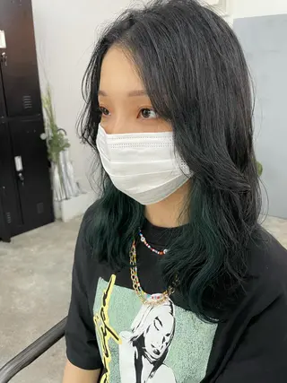 ミディアム カラー パーマ ヘアアレンジ メンズ キッズ ネイル マツエク・マツパ メンズ特化 しゅうへいのヘアスタイル