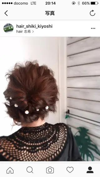 ヘアアレンジ hair shiki -志希-のヘアスタイル