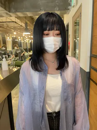 ロング カラー 海外レイヤー /NAGISAのヘアスタイル