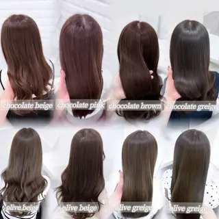ロング カラー ゆうひ🎀艶カラー/ ヘアメ/チョコカラーのヘアスタイル