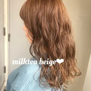 ロング カラー レイヤーカット 韓国ヘアayameのヘアスタイル