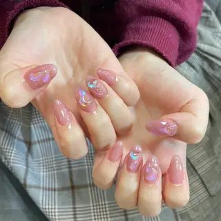 ネイル By moonネイル 🌷ワンホン/韓国風のネイルデザイン