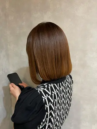 ミディアム 栗本 博史のヘアスタイル