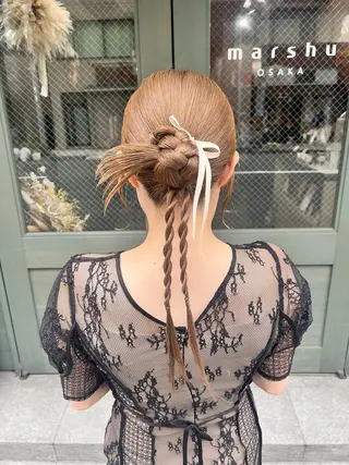 ヘアアレンジ 髪質改善 カラー専門店のヘアスタイル