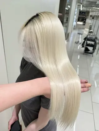 カラー 🫧ボブカットモデル 韓国透明感カラー🫧のヘアスタイル