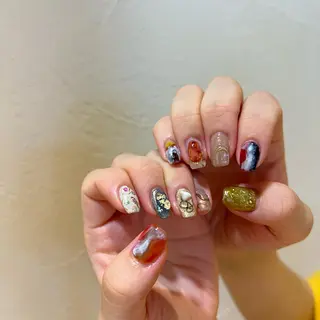 ネイル 新井 ひなののネイルデザイン
