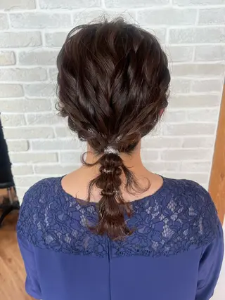 セミロング ヘアアレンジ Topstylist YUKIのヘアスタイル