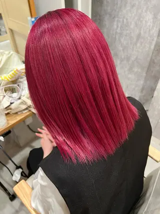 セミロング カラー ヘアアレンジ 🌈髪質改善・美髪矯 正・平野瀬乃🌈のヘアスタイル