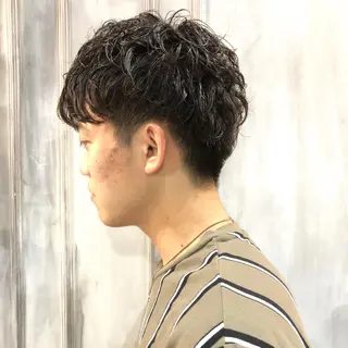 パーマ メンズ 水谷 俊一のヘアスタイル