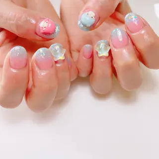 ネイル いちごパフェ ゆいのネイルデザイン