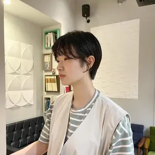 ショート パーマ かわい りほのヘアスタイル