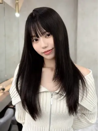 ロング カラー 渡部 倖賀のヘアスタイル