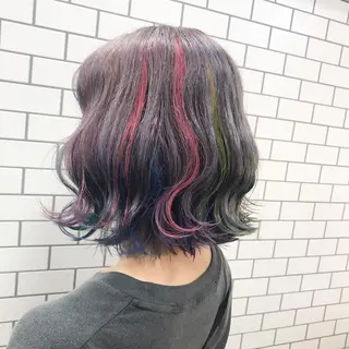 ミディアム GENDER hair &eyeのヘアスタイル