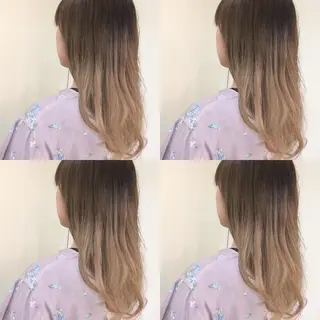 カラー 稲田 結衣夏のヘアスタイル