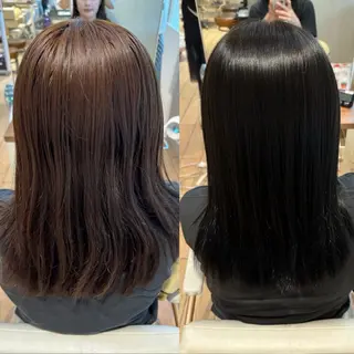 セミロング 表参道/アレンジ💐 /艶カラー/kahoのヘアスタイル