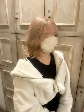 カラー 韓国風／ハイトーン 砂原洋介のヘアスタイル