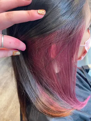 カラー 渡邉 瑠奈のヘアスタイル