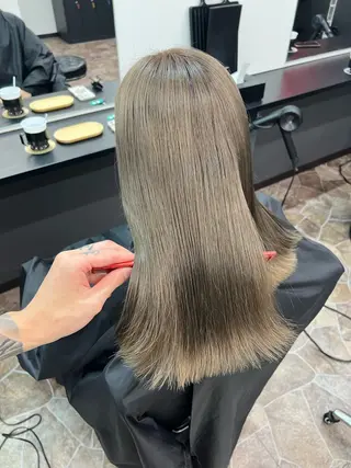 ミディアム 藤本 翔己のヘアスタイル