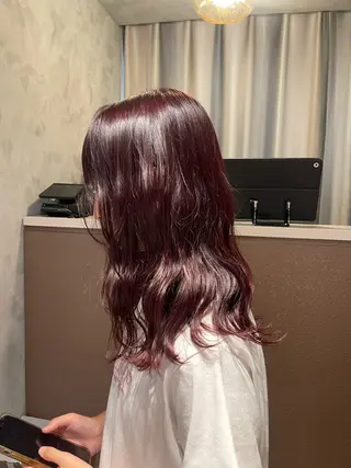 ミディアム カラー 阪倉 美玲のヘアスタイル