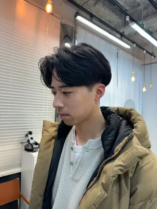パーマ メンズ 早瀬裕之 パーマのヘアスタイル