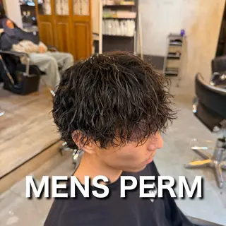 ショート パーマ メンズ 縮毛矯正/ツイスパ /ショート/結希のヘアスタイル